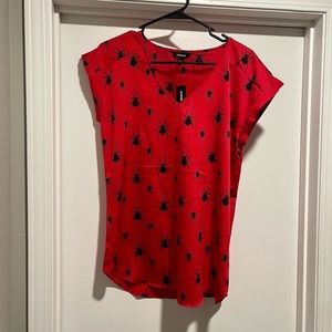 Express spider print blouse
